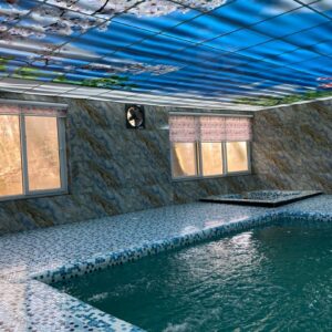 کلبه استخر و جکوزی دار لب دریاچه گیسوم