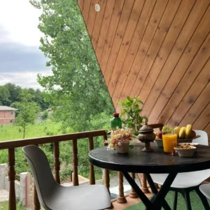 کلبه جنگلی لوکس لب رودخونه