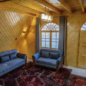 کلبه دوخواب vip لب دریاچه گیسوم