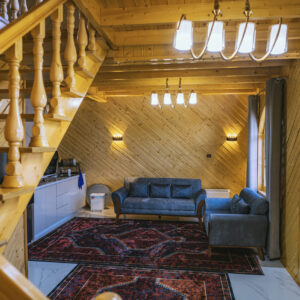 کلبه دوخواب vip لب دریاچه گیسوم