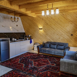 کلبه دوخواب vip لب دریاچه گیسوم