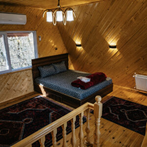 کلبه دوخواب vip لب دریاچه گیسوم