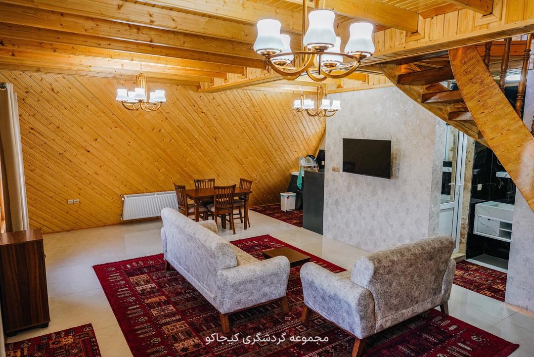 کلبه VIP تکخواب لب دریاچه گیسوم
