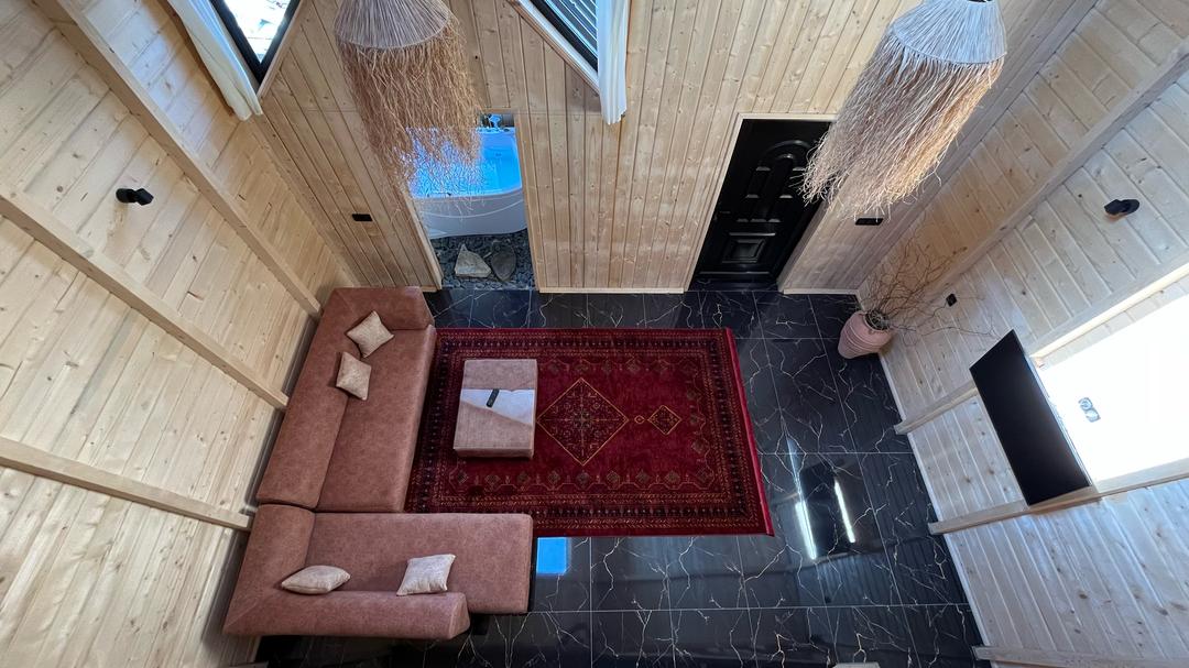 کلبه سوئیسی لوکس جکوزی دار