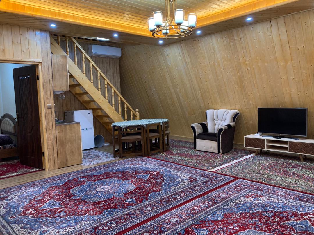 کلبه دوخوابه جنگلی لب رودخونه گیسوم
